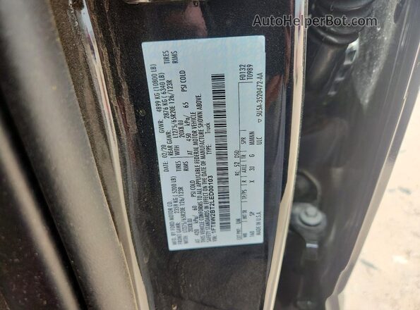 1FT8W2BT2LED00103 2020 FORD F250 Black Engine compartment view