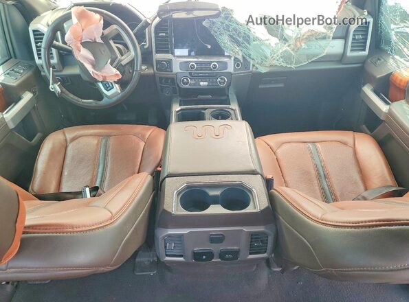 1FT8W2BT2NEC08668 2022 FORD F250 White წინა პანელის ხედი