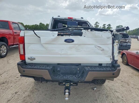 1FT8W2BT2NEC08668 2022 FORD F250 White უკანა ხედი