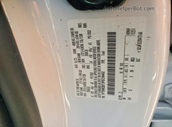 1FT8W2BT3PEC98402 2023 FORD F250 White Widok komory silnika