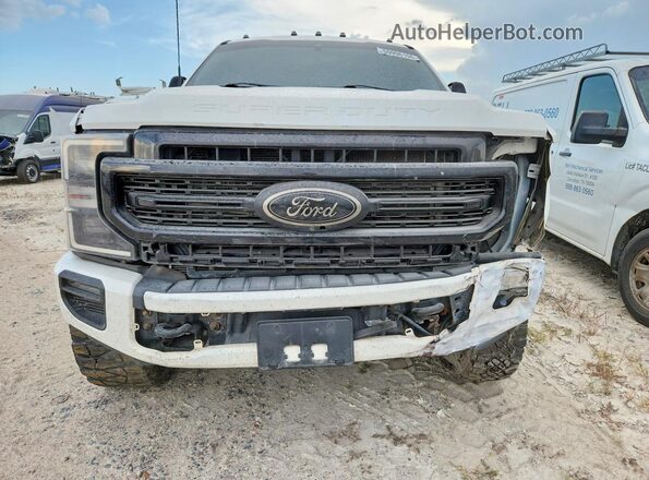 1FT8W2BT4MEE07073 2021 FORD F250 White Front view