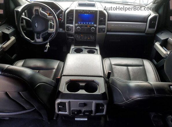1FT8W2BT4MEE07073 2021 FORD F250 White Dashboard view