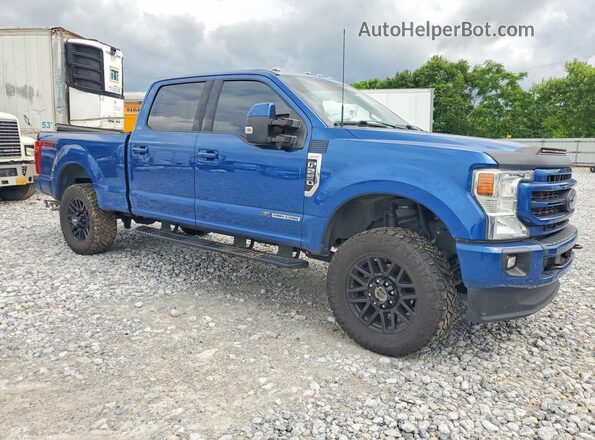 1FT8W2BT4NEE32685 2022 FORD F250 Blue Przód prawy