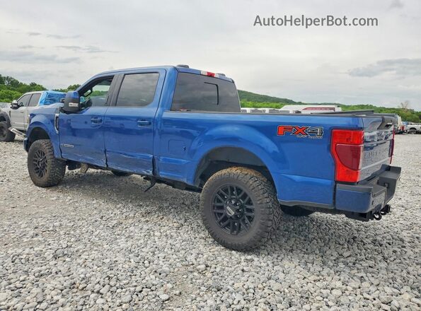 1FT8W2BT4NEE32685 2022 FORD F250 Blue Tył lewy