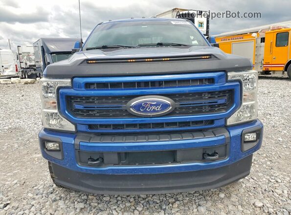 1FT8W2BT4NEE32685 2022 FORD F250 Blue Widok z przodu
