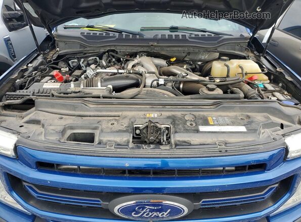 1FT8W2BT4NEE32685 2022 FORD F250 Blue Widok wnętrza z tyłu