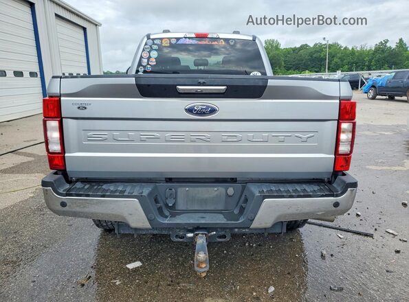 1FT8W2BT6NEG29468 2022 FORD F250 Gray Rear view