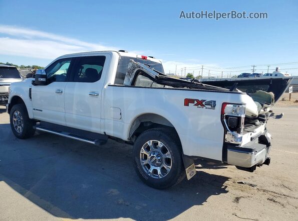 1FT8W2BT7LEC20487 2020 FORD F250 White უკანა მარცხენა