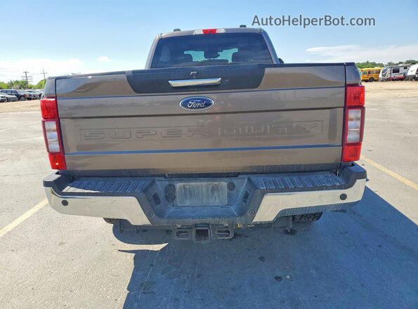 1FT8W2BT7NEE15296 2022 FORD F250 Silver უკანა ხედი