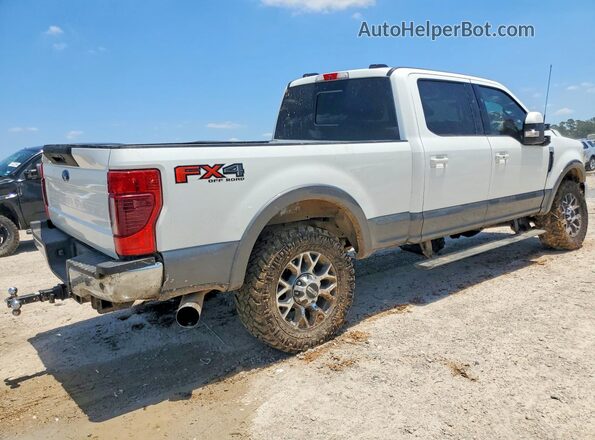 1FT8W2BT7NEF45675 2022 FORD F250 White Задня права чверть