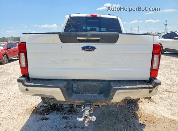 1FT8W2BT7NEF45675 2022 FORD F250 White Вид ззаду