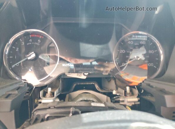 1FT8W2BT7NEF45675 2022 FORD F250 White Вид щитка приладів