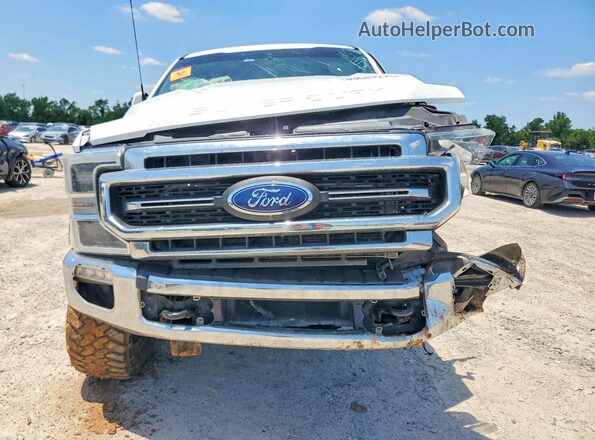 1FT8W2BT7NEF45675 2022 FORD F250 White Вид спереду