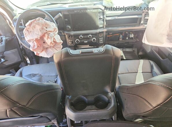 1FT8W2BT7PED40151 2023 FORD F250 Blue Dashboard view