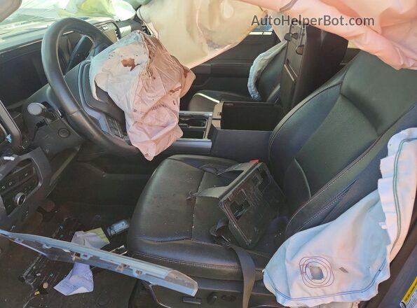 1FT8W2BT7PED40151 2023 FORD F250 Blue Front interior view