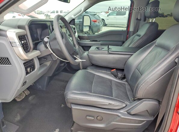 1FT8W2BT7PED85395 2023 FORD F250 Red Front interior view