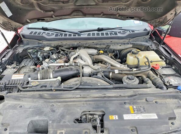 1FT8W2BT7PED85395 2023 FORD F250 Red Rear interior view