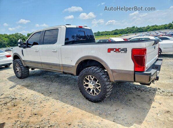 1FT8W2BT9LEC08955 2020 FORD F250 White Trasero izquierdo