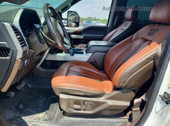 1FT8W2BT9LEC08955 2020 FORD F250 White Vista interior delantera