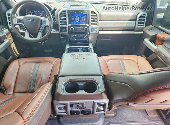 1FT8W2BT9LEC08955 2020 FORD F250 White Vista del salpicadero