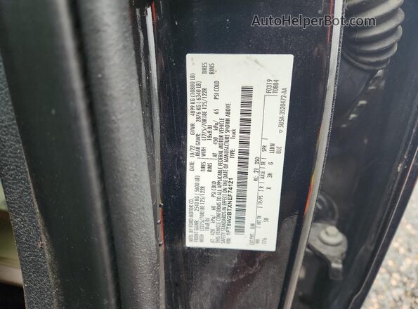 1FT8W2BTXNEF74121 2022 FORD F250 Black Widok komory silnika