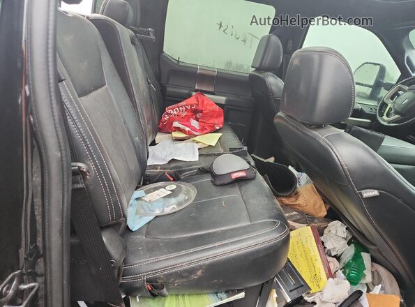 1FT8W2BTXNEF74121 2022 FORD F250 Black Widok tylnych siedzeń