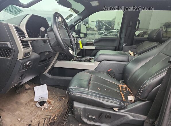 1FT8W2BTXNEF74121 2022 FORD F250 Black Widok wnętrza z przodu