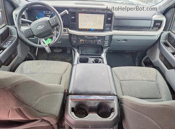 1FT8W2BTXPEC99675 2023 FORD F250 Gray წინა პანელის ხედი