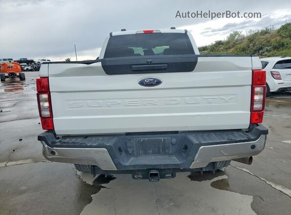 1FT8W3B62NEC38964 2022 FORD F350 White Widok z tyłu