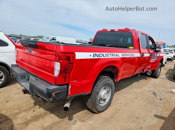 1FT8W3B65NEC58366 2022 FORD F350 Red Trasero derecho