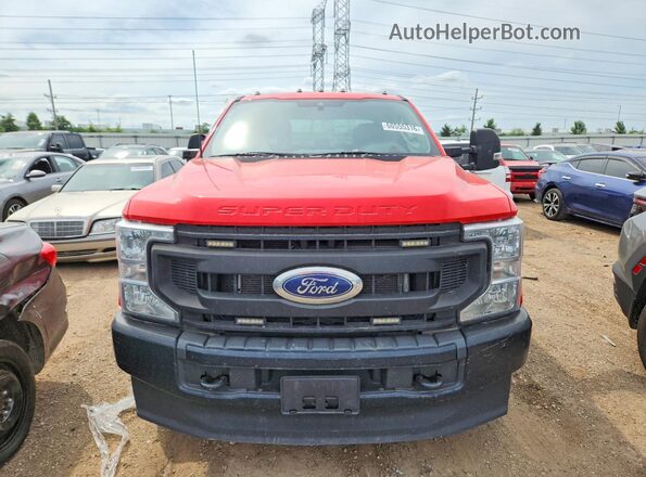 1FT8W3B65NEC58366 2022 FORD F350 Red Vista frontal