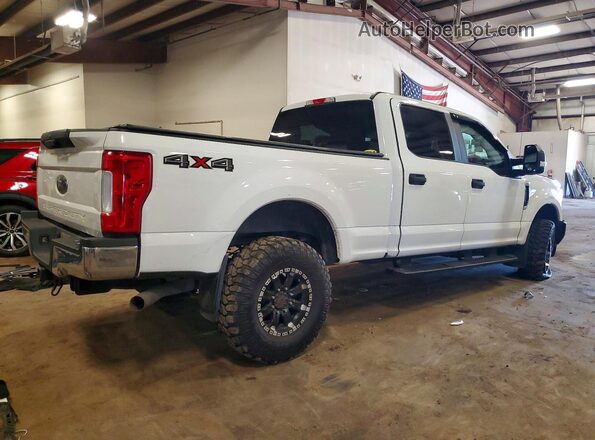 1FT8W3B67KEC21119 2019 FORD F350 White Rear right