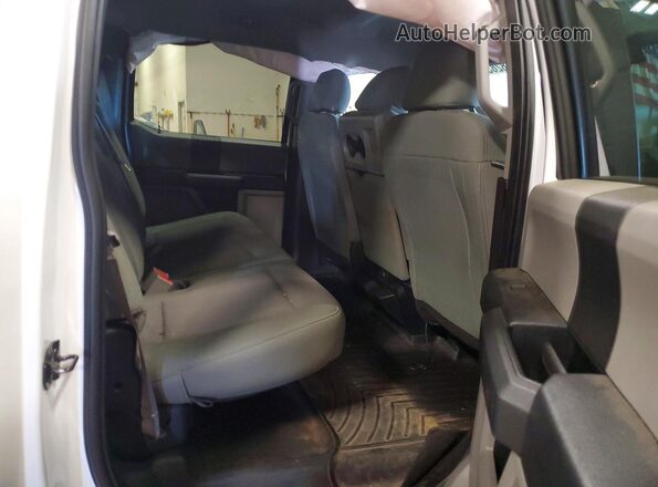 1FT8W3B67KEC21119 2019 FORD F350 White Rear seats view