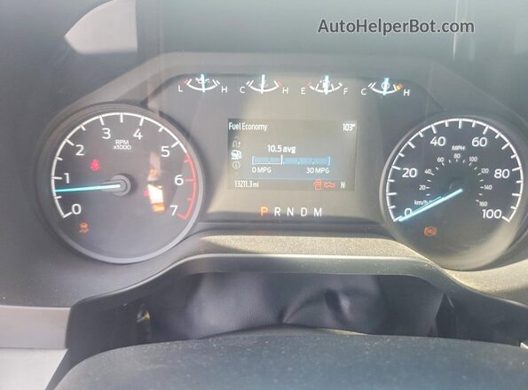1FT8W3BA3SED98304 2025 FORD F350 White Instrument cluster view