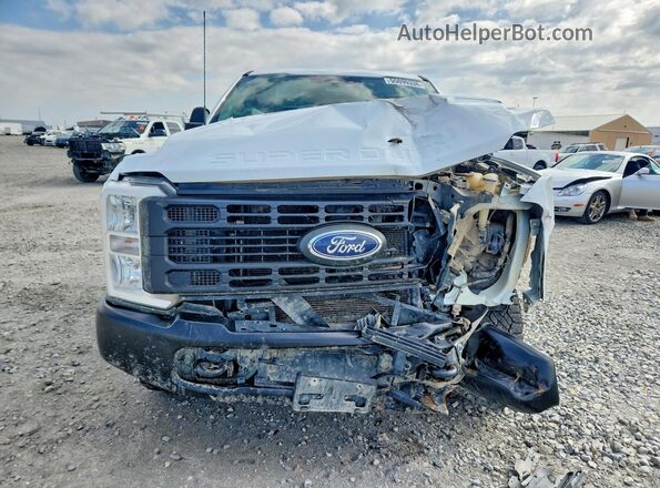 1FT8W3BA8PEC63004 2023 FORD F350 White Вид спереду