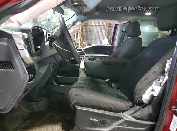 1FT8W3BM8SEC25517 2025 FORD F350 Red Front interior view