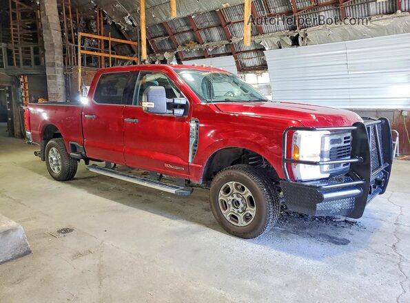 1FT8W3BM8SEC25517 2025 FORD F350 Red Front right
