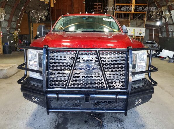 1FT8W3BM8SEC25517 2025 FORD F350 Red Front view