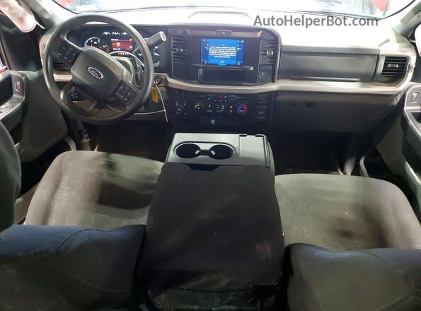 1FT8W3BM8SEC25517 2025 FORD F350 Red Dashboard view