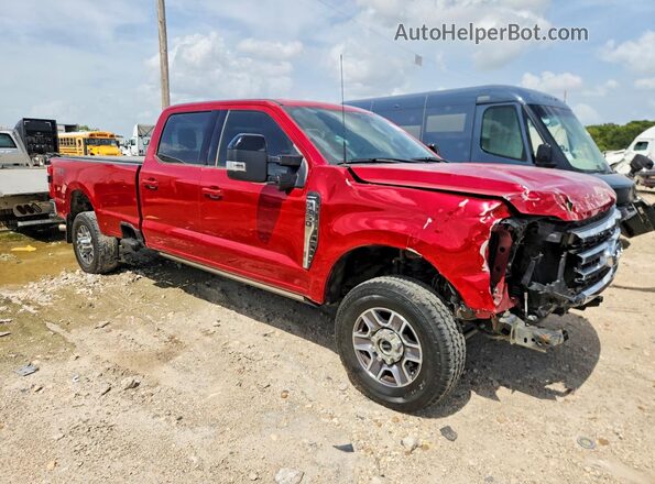 1FT8W3BN0RED37960 2024 FORD F350 Red Передня права чверть