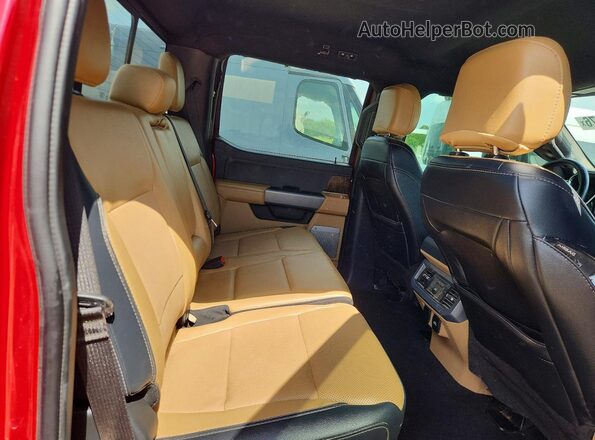 1FT8W3BN0RED37960 2024 FORD F350 Red Вид задніх сидінь