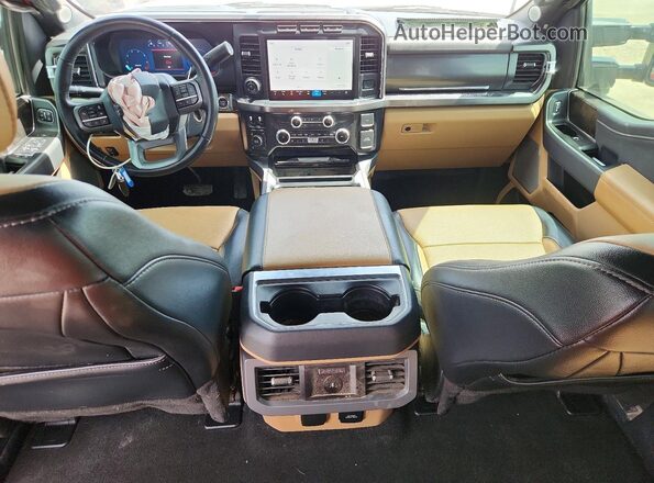1FT8W3BN0RED37960 2024 FORD F350 Red Вид панелі приладів