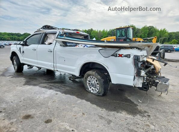 1FT8W3BN1NEC04943 2022 FORD F350 White უკანა მარცხენა
