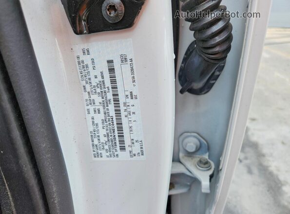 1FT8W3BN1NEC04943 2022 FORD F350 White VIN კოდის სტიკერის ხედი