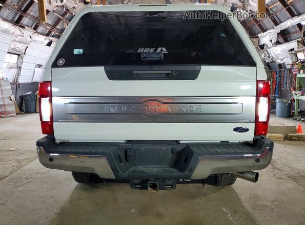 1FT8W3BN2MEC01905 2021 FORD F350 White Вид ззаду
