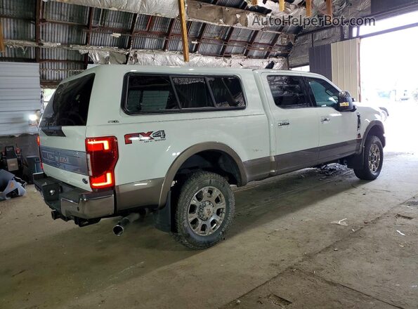 1FT8W3BN2MEC01905 2021 FORD F350 White Задня права чверть