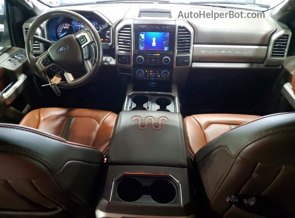 1FT8W3BN2MEC01905 2021 FORD F350 White Вид панелі приладів