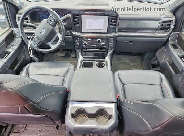 1FT8W3BN7RED27944 2024 FORD F350 Silver Widok deski rozdzielczej