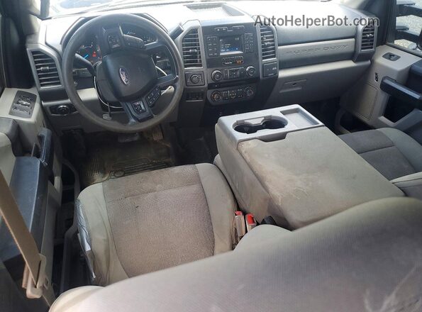 1FT8W3BT0HEF22667 2017 FORD F350 White Dashboard view