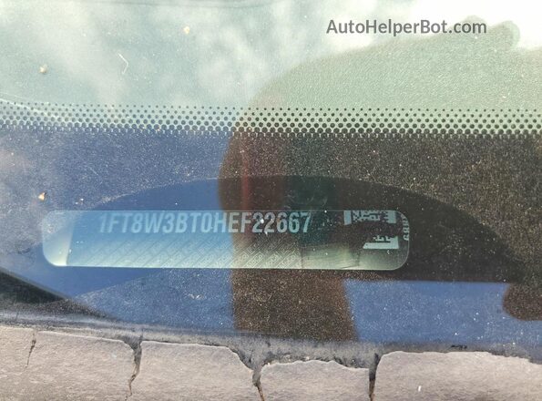 1FT8W3BT0HEF22667 2017 FORD F350 White Engine compartment view